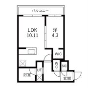 仮)千歳北栄1丁目MS B棟の間取り画像