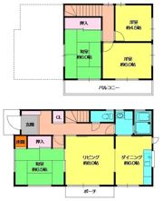 鵠沼藤が谷三丁目戸建の間取り画像