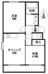 コーポ一宮Ⅰの間取り画像