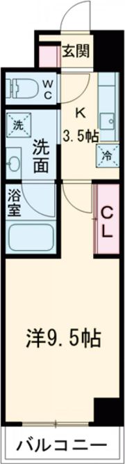 ゼフィール大曽根の間取り画像