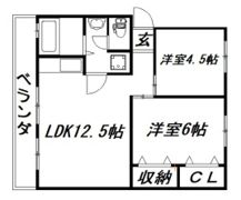千歩マンションの間取り画像