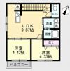 周船寺2丁目アパート（仮称）の間取り画像
