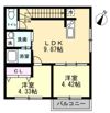 周船寺2丁目アパート（仮称）の間取り画像