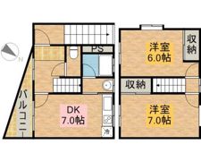 テラスハウスHARADAの間取り画像