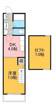 コーポIOROIの間取り画像
