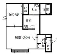ゼロ・ワンの間取り画像