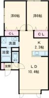 トーワ忠和4．7の間取り画像