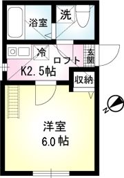 エスペランサ横浜鶴見の間取り画像