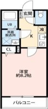 STONE RIVER 西所沢 Bの間取り画像