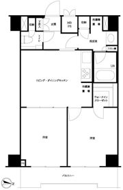 ルーブル方南町弐番館の間取り画像