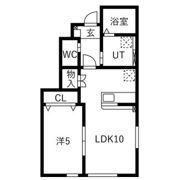 Seresta金ヶ崎 B棟の間取り画像