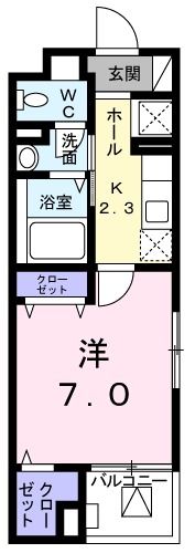 カリーノⅡの間取り画像