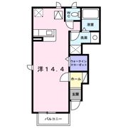 ノール シェル Aの間取り画像