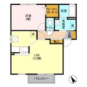ディアクレスト Dの間取り画像