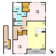 D-room wit Bの間取り画像