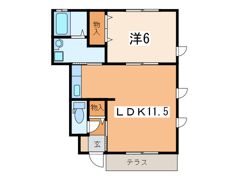メゾンプレアデスの間取り画像