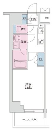 スプランディッド四ツ木の間取り画像