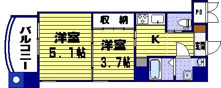 フルール・ド・パリスの間取り画像