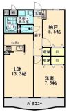 グレースヒル鳥取の間取り画像
