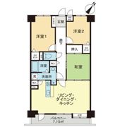 ライオンズマンション武蔵砂川の間取り画像