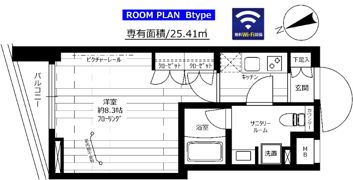 ステージファースト八王子Ⅱの間取り画像