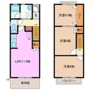 メゾネット21の間取り画像
