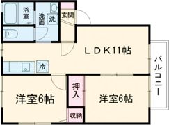 ヒルトップ利平治Cの間取り画像