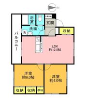 コーポ桑原の間取り画像