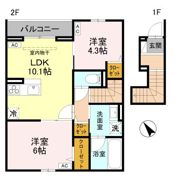 サンヴェニールの間取り画像