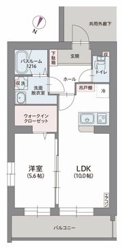 コリーヌ デュ リオンの間取り画像