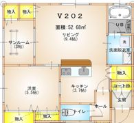 ウインドソングVの間取り画像