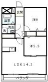 ルネスグラードⅠの間取り画像