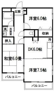 サンドラアーレ大宮の間取り画像
