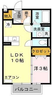 ジュネス谷川の間取り画像