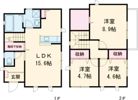 大森西町戸建貸家 D棟の間取り画像