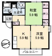 シーサイドオクダ A棟の間取り画像