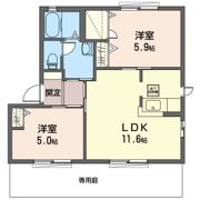 オレンジコートの間取り画像