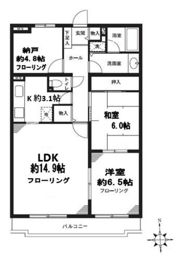ロイヤルヒルズ高砂の間取り画像