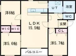 スタイルズの間取り画像