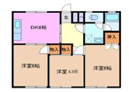 ハイツ北浜の間取り画像