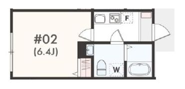 アザーレ・ルクス尻手Aの間取り画像