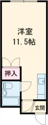 見晴ハイツの間取り画像