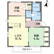 アムールKの間取り画像