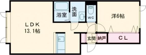 ヴィエナC・Dの間取り画像