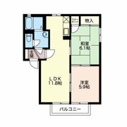 レジデンス松本の間取り画像