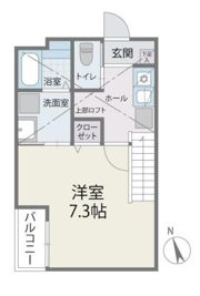 ジラフ桜ヶ丘Aの間取り画像