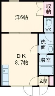 パレドール弐番館の間取り画像