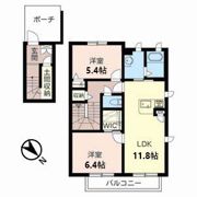 ラポールの間取り画像