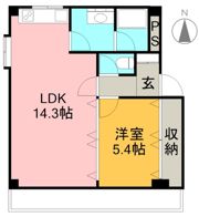 コーポ一宮Ⅱの間取り画像