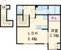 リヴェール岩沼の間取り画像